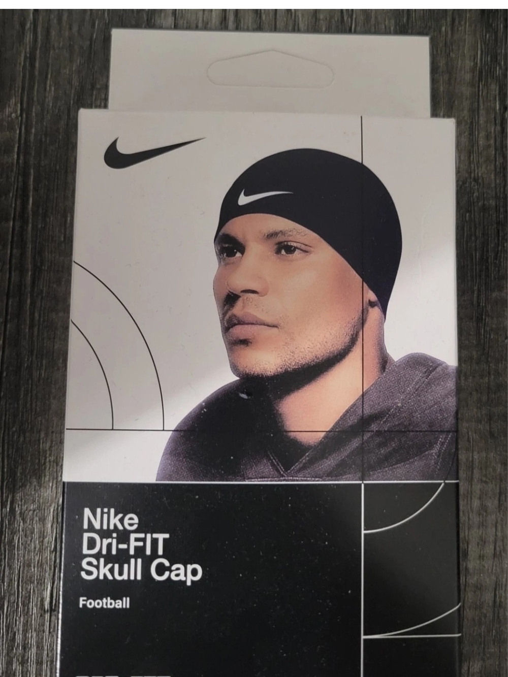 Nike Black Football Skull Cap Packaging